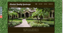 Desktop Screenshot of absolutequalitylandscape.com